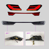SMOKED LED TAIL LIGHTS FOR 2018–2024 TOYOTA CAMRY (WITH TRUNK LID LIGHT)