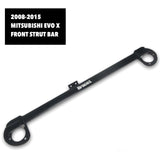 Strut Bar Front for 2008-15 Mitsubishi Lancer EVO X 10 BLACK