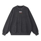 BRACE1 Performance – Snow-Washed Oversized Sweatshirt