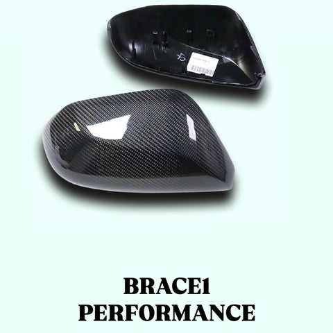 Real Carbon Fiber Mirror Cap Replacements for Toyota Camry 2018–2020 | JDM Style