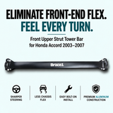 Front Upper Strut Tower Bar for Honda Accord 2003–2007 | Precision Fit | Race-Spec Handling Upgrade