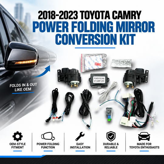 2018-2023 TOYOTA CAMRY POWER FOLD MIRROR KIT