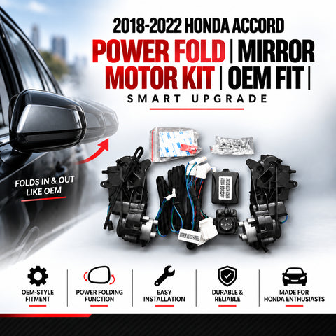 POWER FOLDING MIRROR MOTOR KIT FOR 2018-2022 HONDA ACCORD