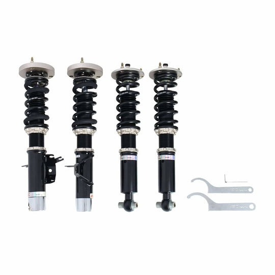 BC Racing BR Series Coilovers — Fits 1982–1988 BMW 528e; 1983–1984 BMW 533i; 1985–1986 BMW 524td; 1985–1988 BMW 535i; 19