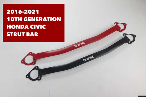 BRACE1 PERFORMANCE B1-600 STRUT TOWER BAR FOR 2016-2021 HONDA CIVIC